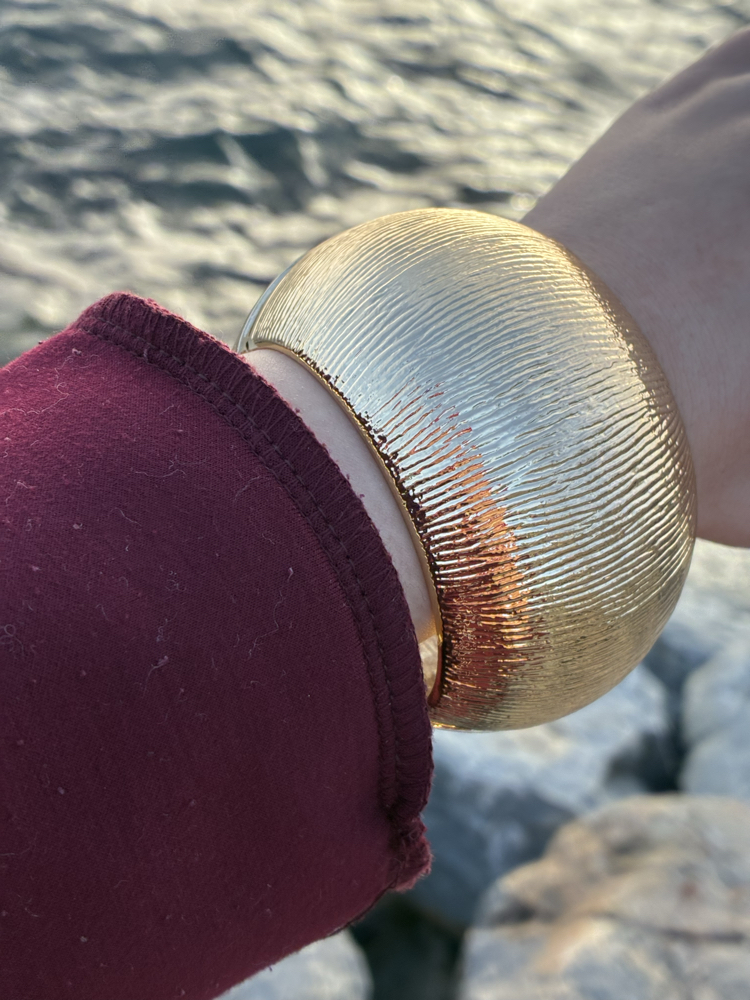 Zeora Küre Form Gold Bilezik