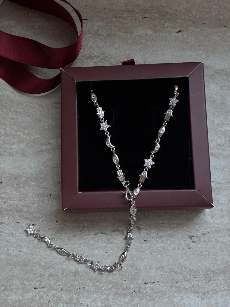 VİP | Silver Manifest Y Kolye