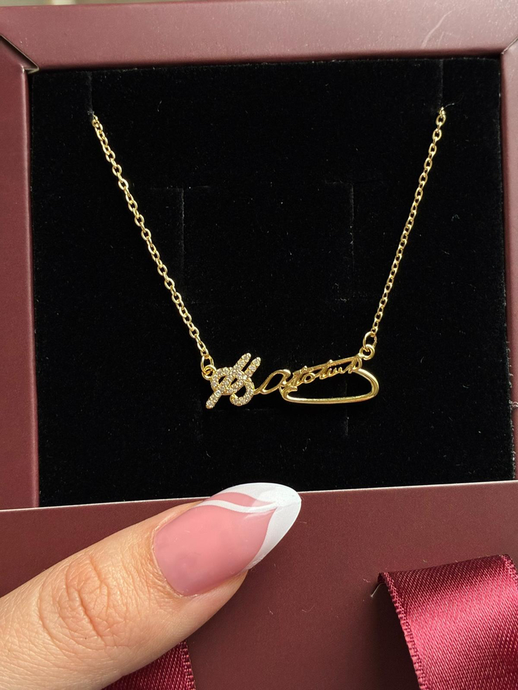 Çelik Gold Mustafa Kemal Atatürk İmzalı kolye