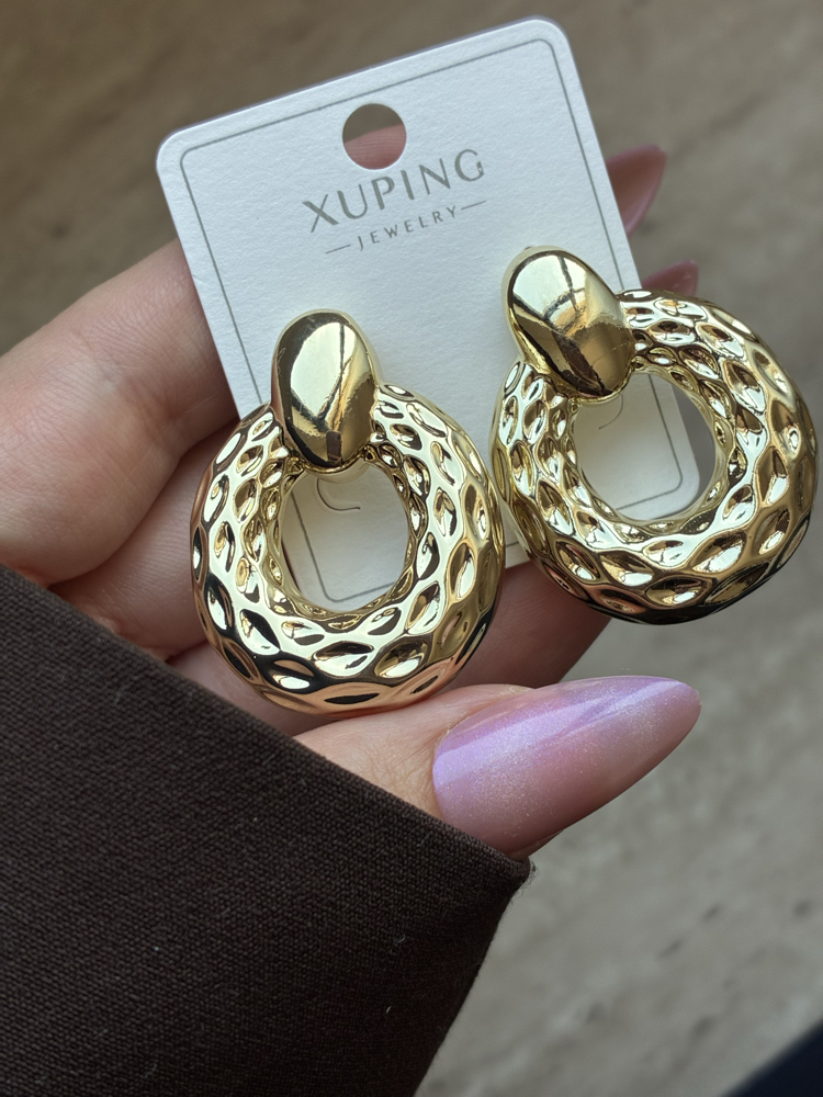 Xuping | Dokulu Halka Küpe