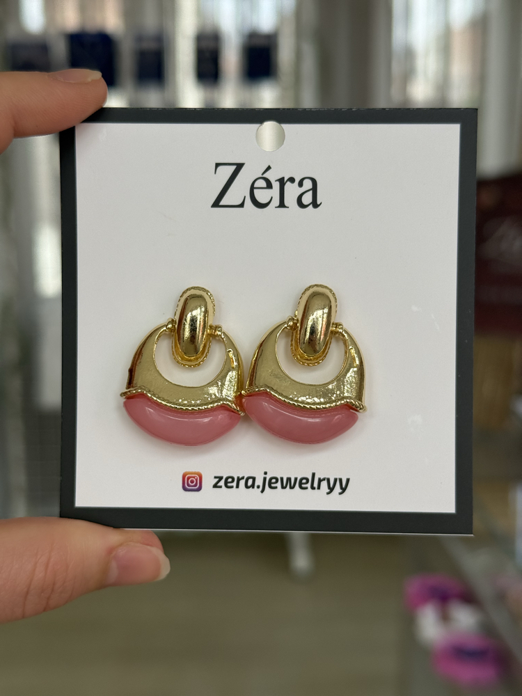 Pembe Gold Küpe