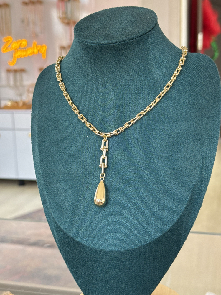 14K Tifanny Model Y Kolye