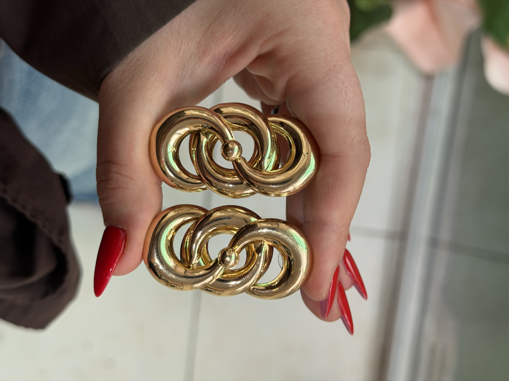 Gold Küpe