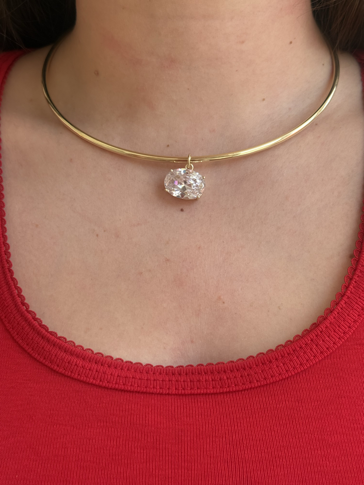 Baget Taş Choker Kolye