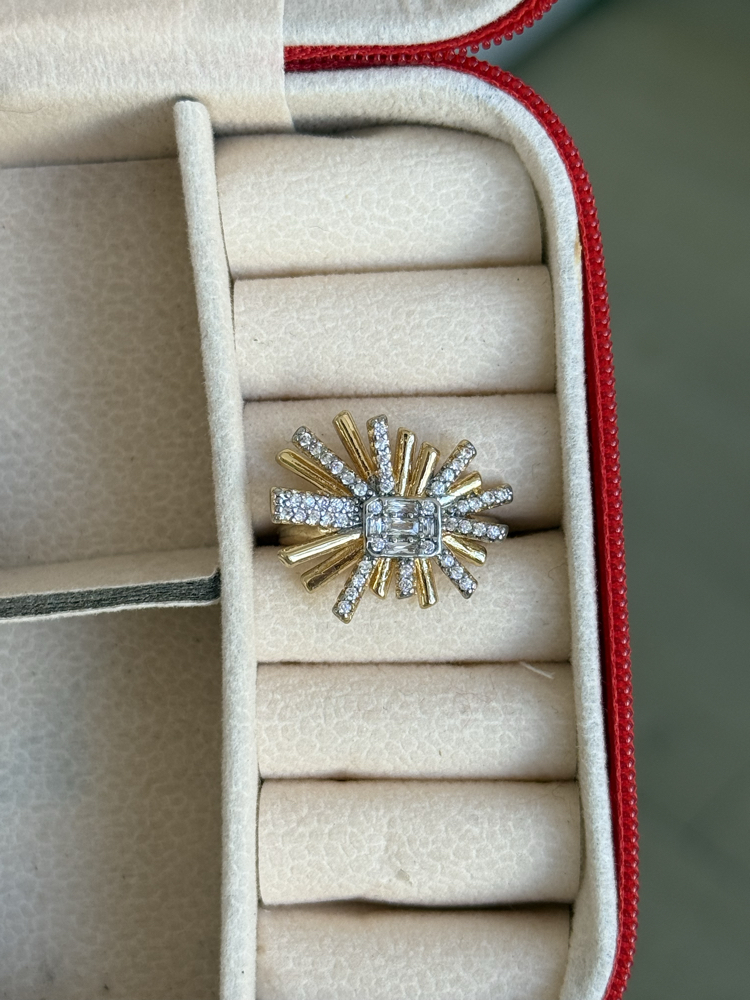 Silver-Gold yüzük 