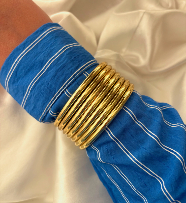 7 Li Gold Bilezik Set