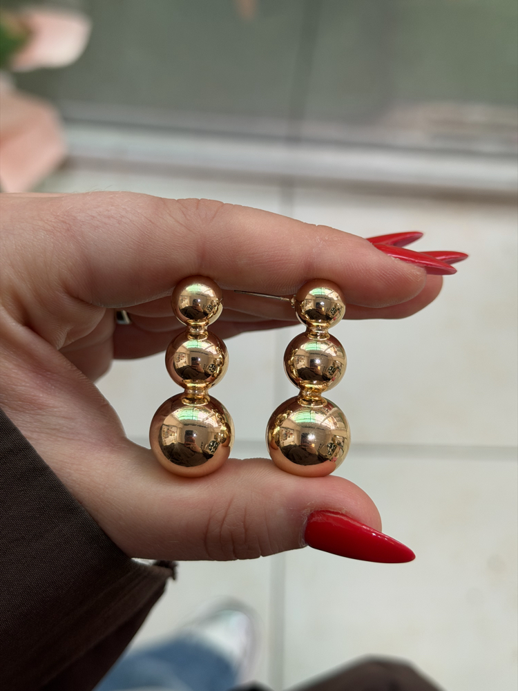 Gold Küpe