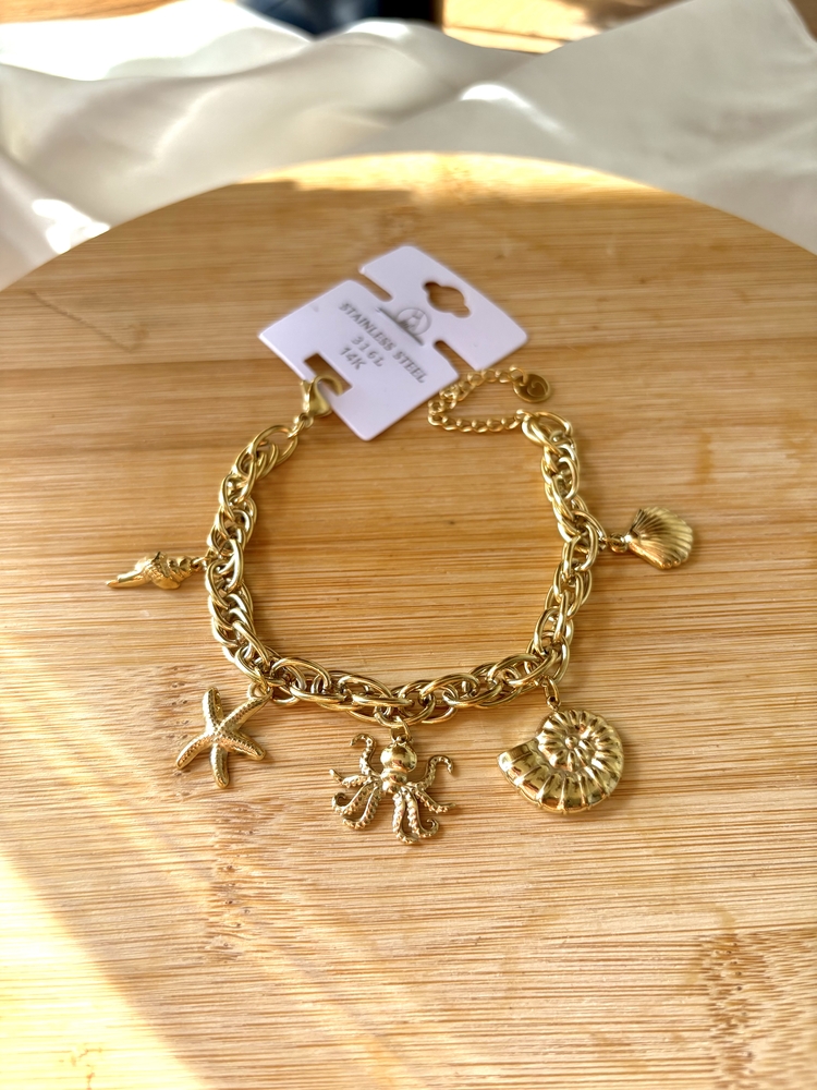 Deniz Kabuğu Charm Bileklik