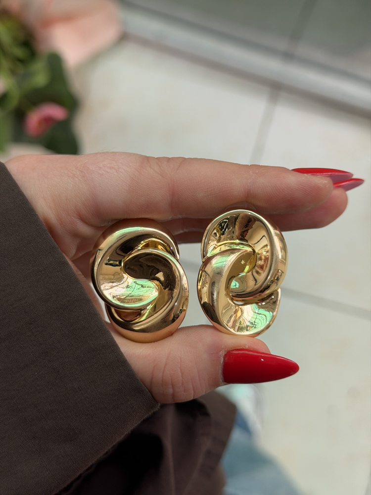 Gold Küpe