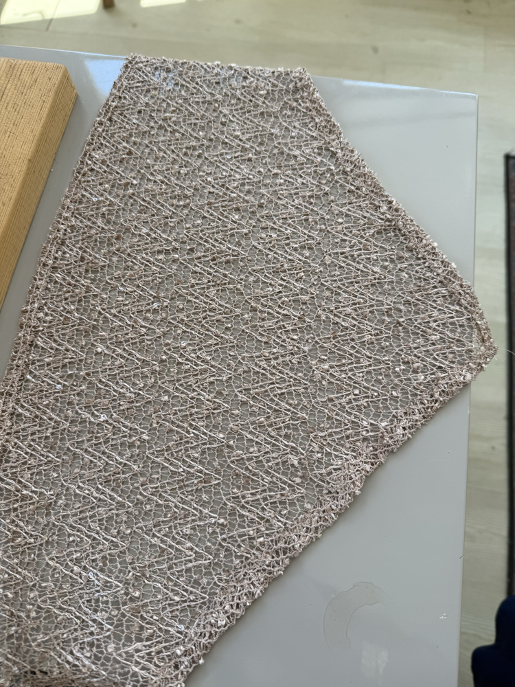 Bej simli bandana-Kemer