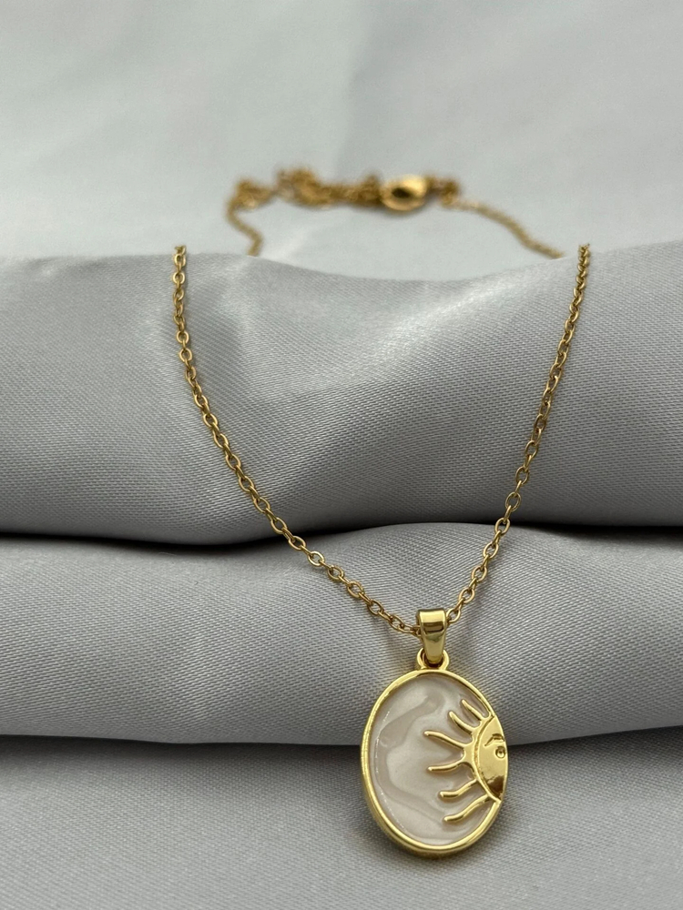 Gold Çelik Kolye