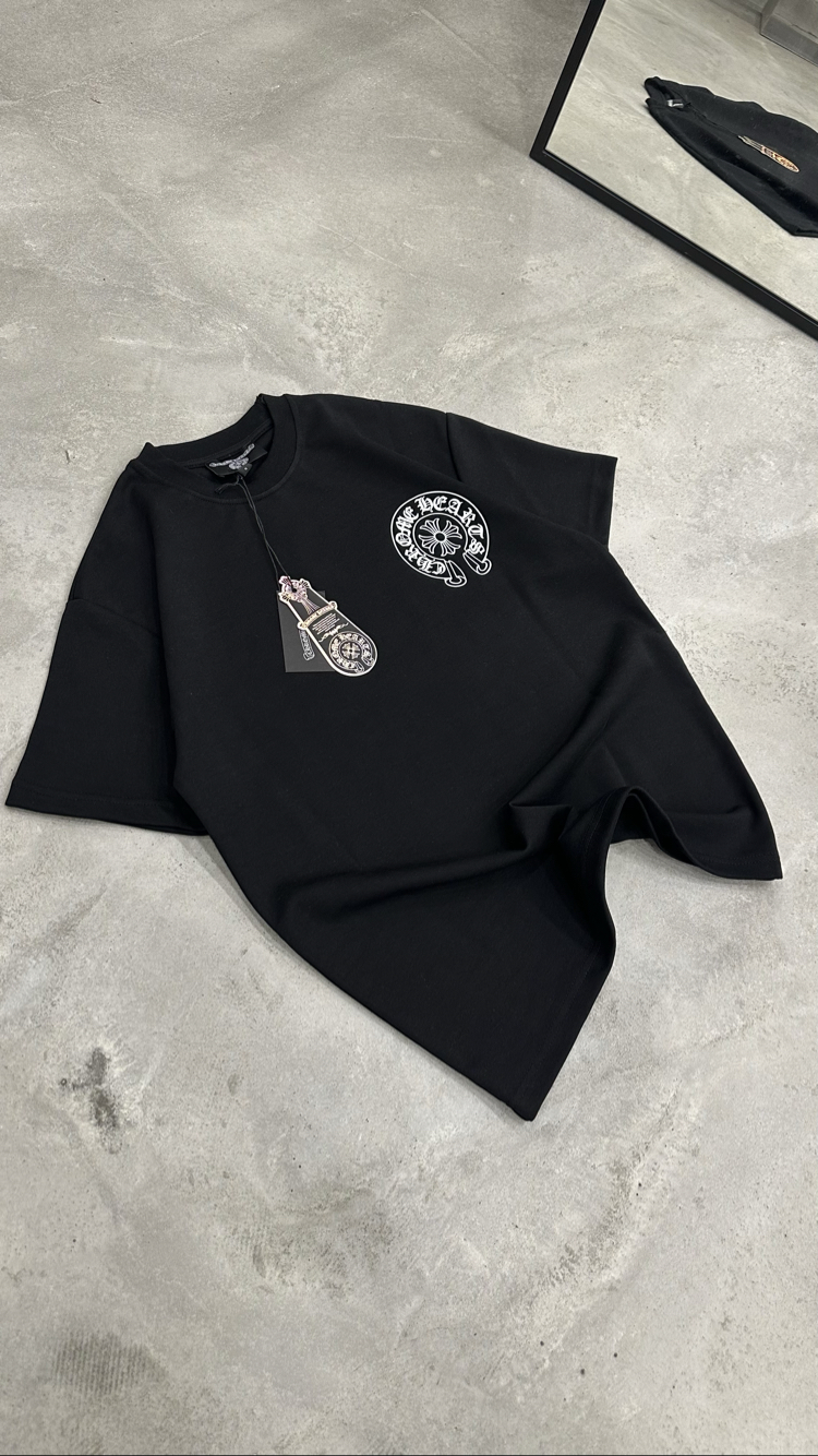 Chrome Heart T-Shirt (Siyah)