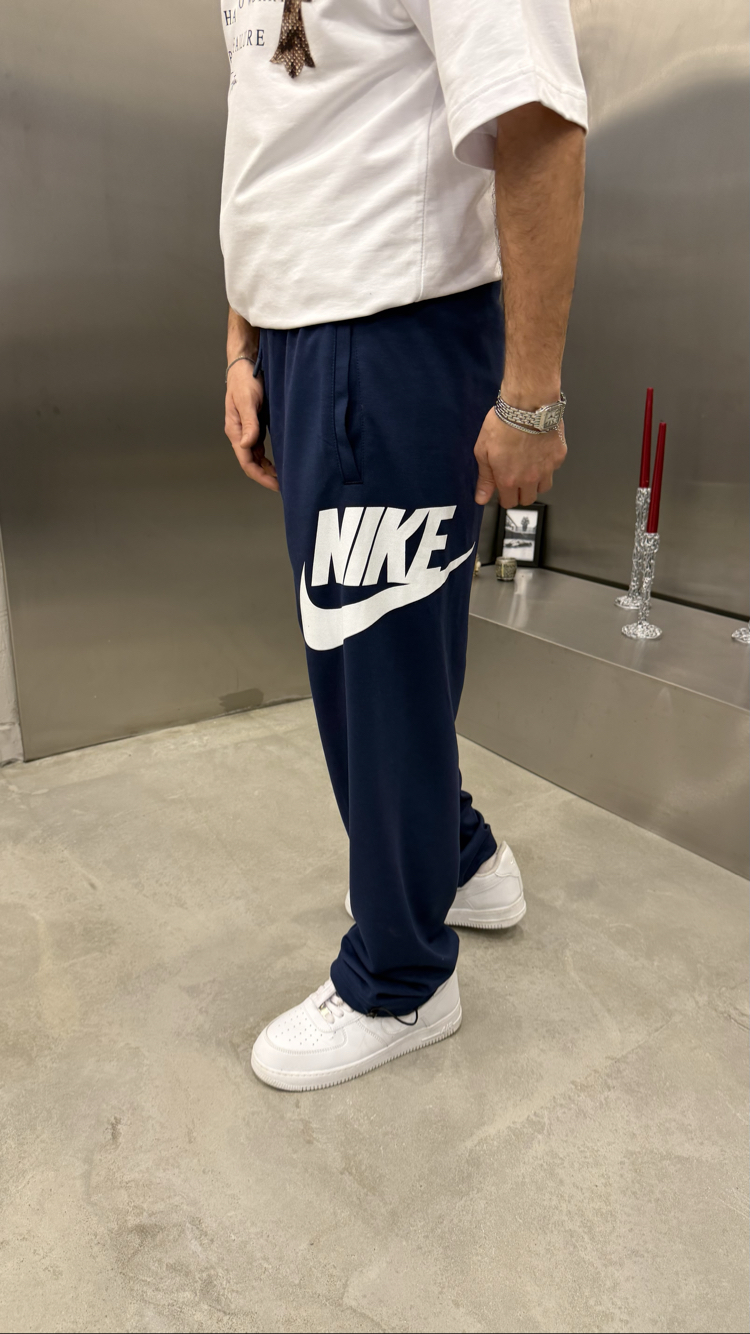 Nike Baskılı Yazlık Baggy (Lacivert)
