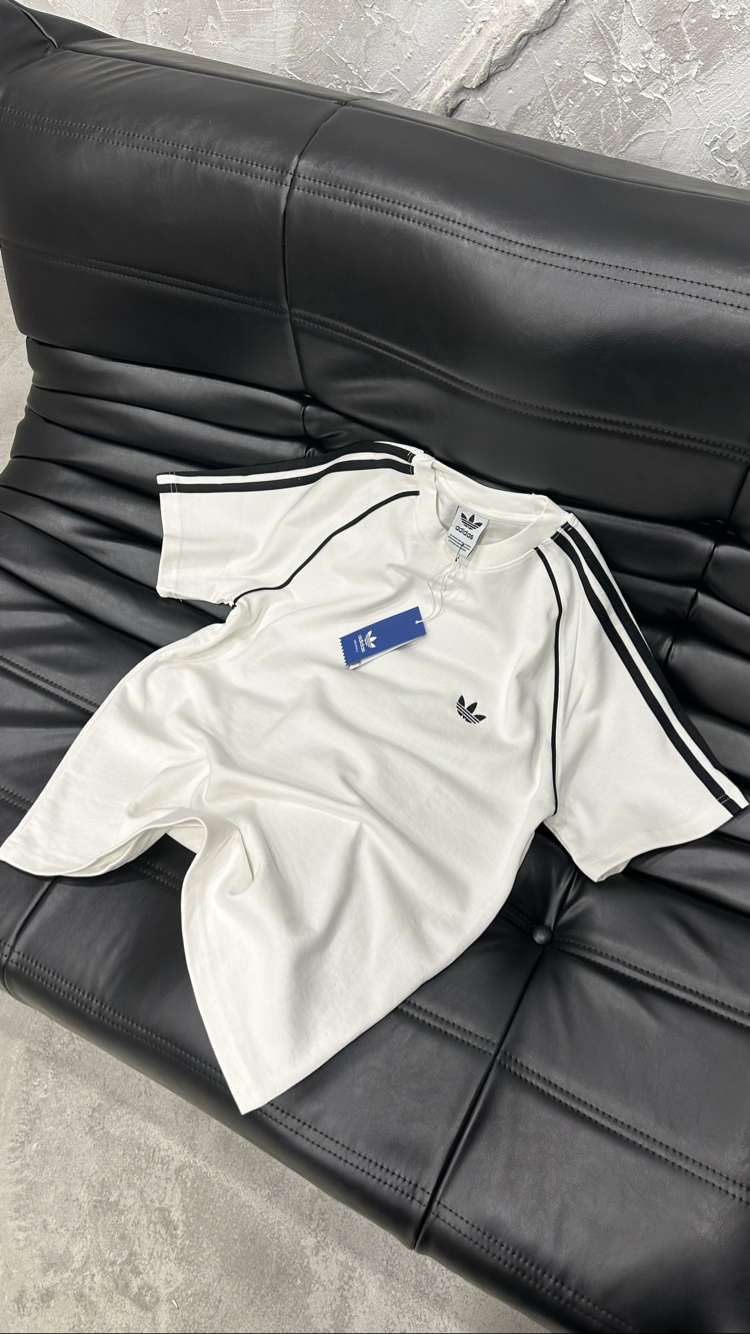 Adidas Retro T-Shirt (Beyaz)