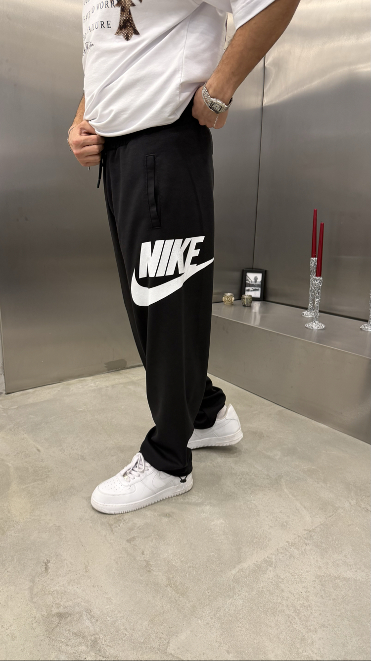 Nike Baskılı Yazlık Baggy (Siyah)