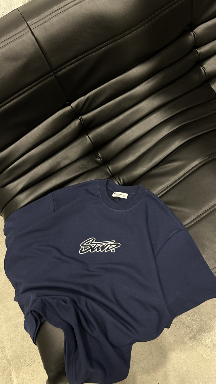 STWD Nakış T-Shirt (Lacivert)