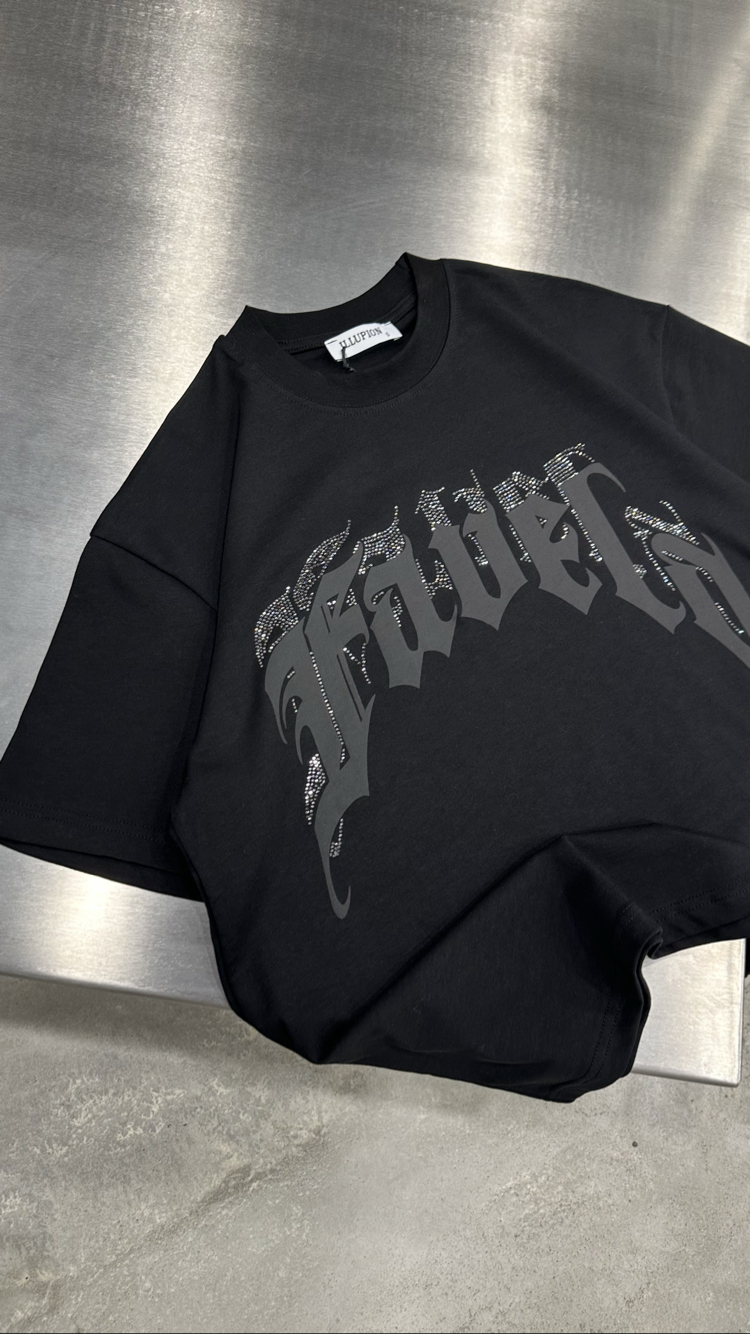 FAVELA Taş-Baskı T-shirt (Siyah)