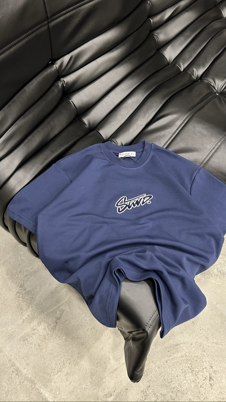 STWD Nakış T-Shirt (Lacivert)