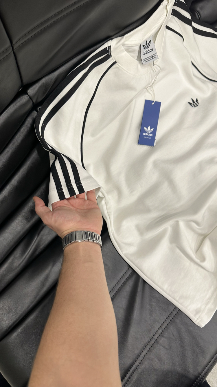 Adidas Retro T-Shirt (Beyaz)