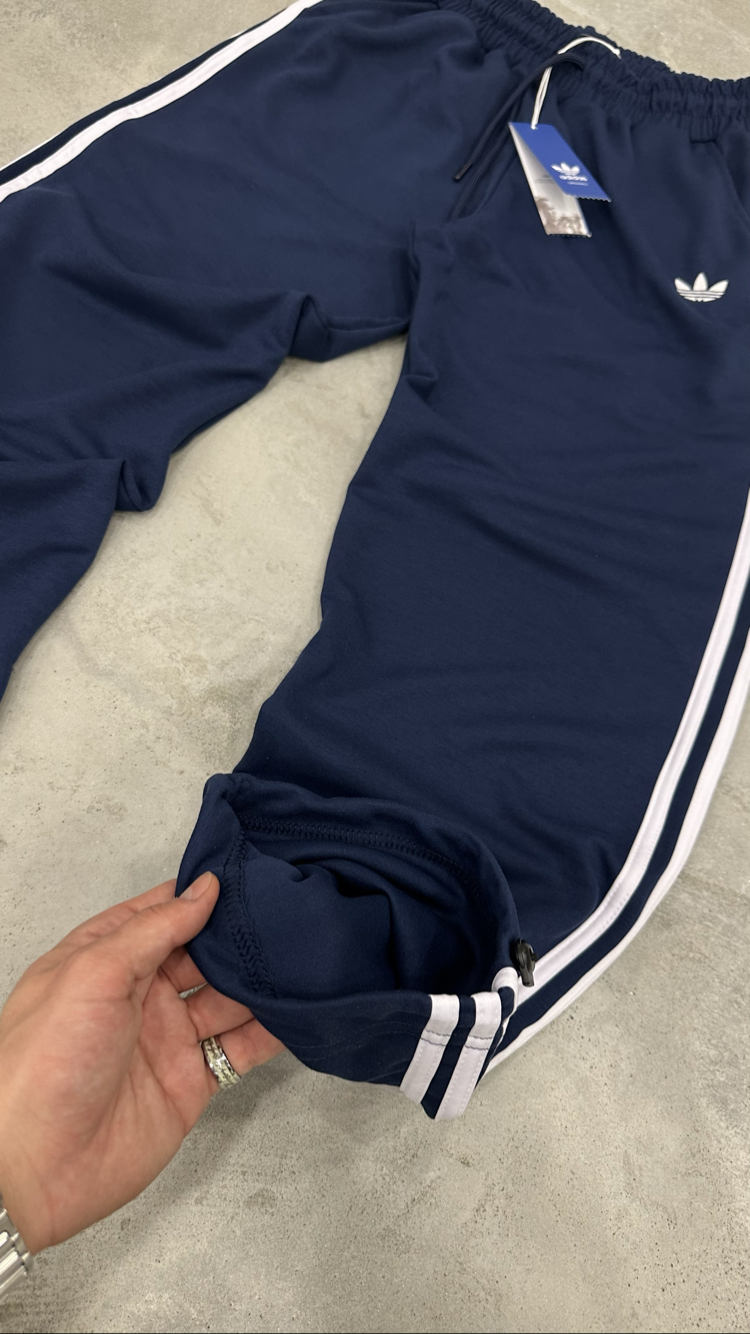 Adidas Yazlık Baggy Nakış Çizgi Detay (Lacivert)