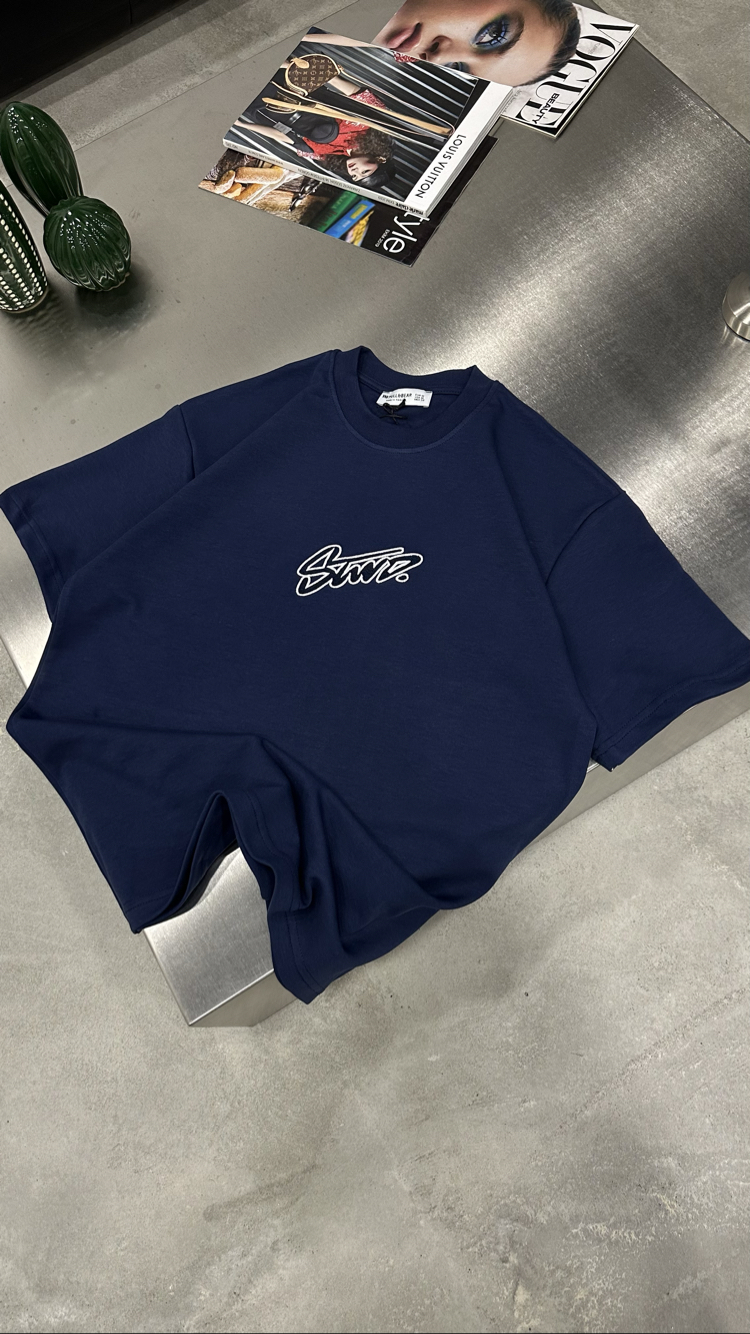 STWD Nakış T-Shirt (Lacivert)