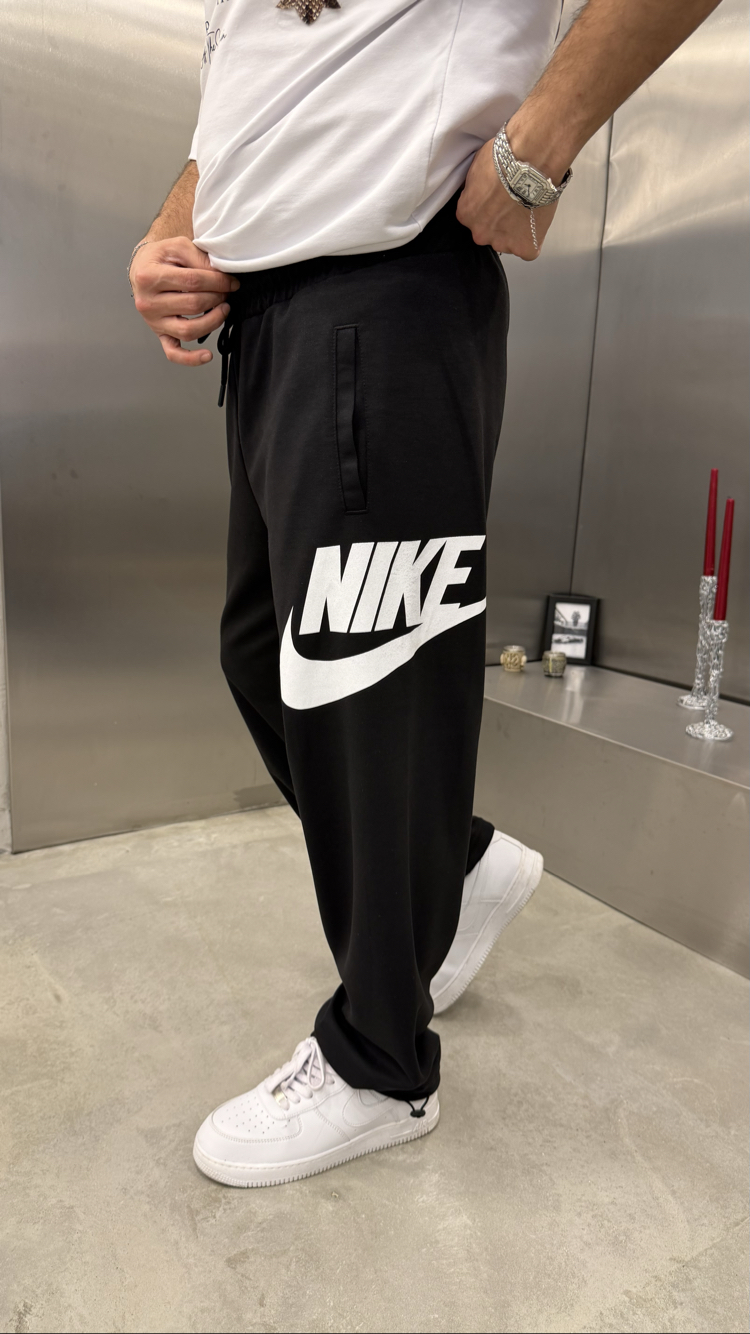Nike Baskılı Yazlık Baggy (Siyah)