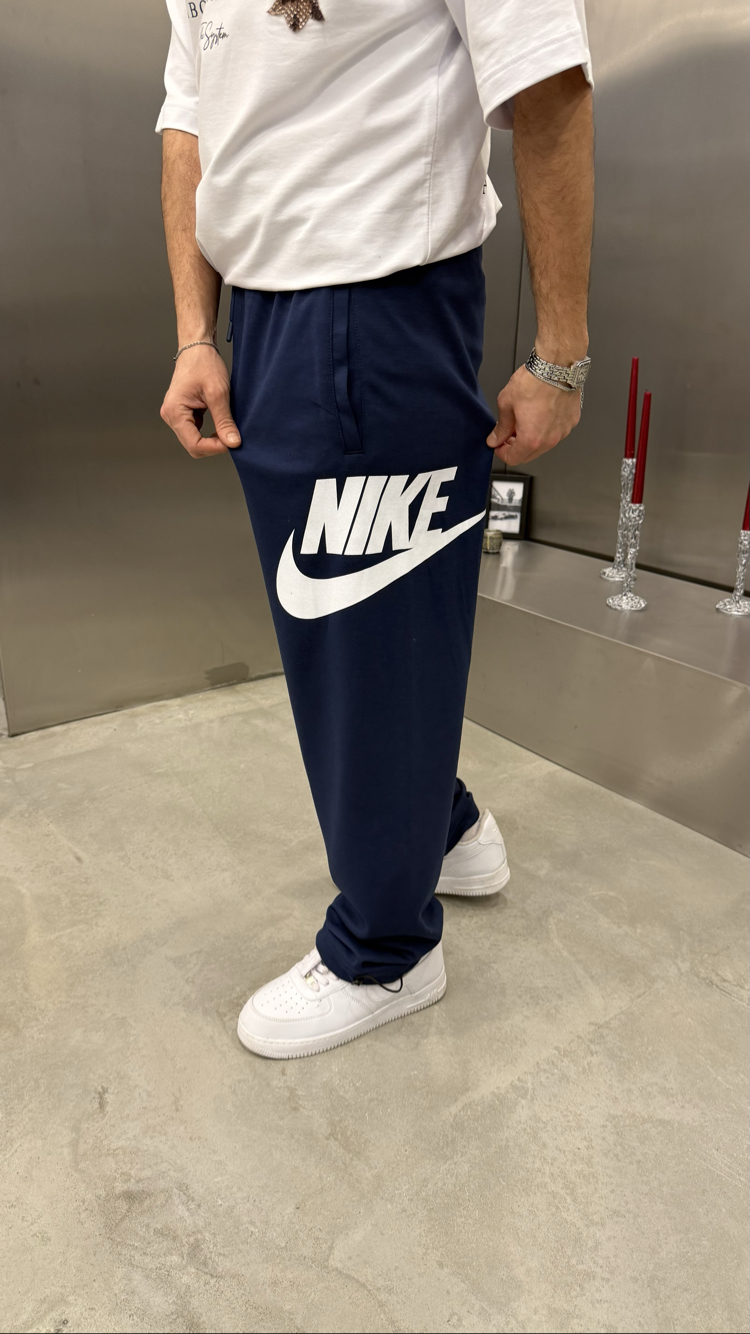 Nike Baskılı Yazlık Baggy (Lacivert)