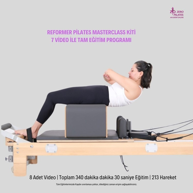 Reformer Pilates Masterclass Kiti: 7 Video ile Tam Eğitim Programı