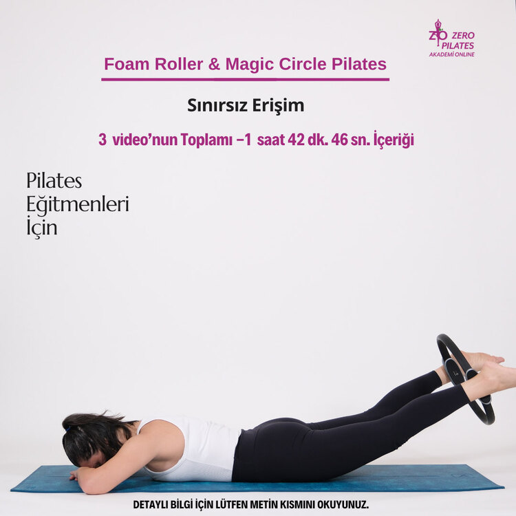 Foam Roller, Magic Circle, Mini Ball ve Thera Band Weight on Foot (Ağırlık) Pilates Eğitimi 