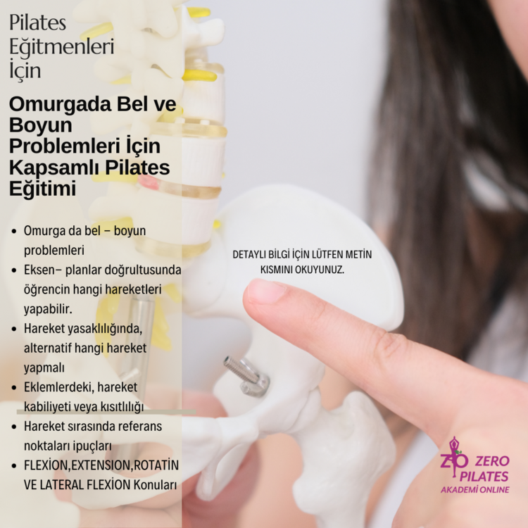 Omurgada Bel ve Boyun Problemleri İçin Kapsamlı Pilates Eğitimi