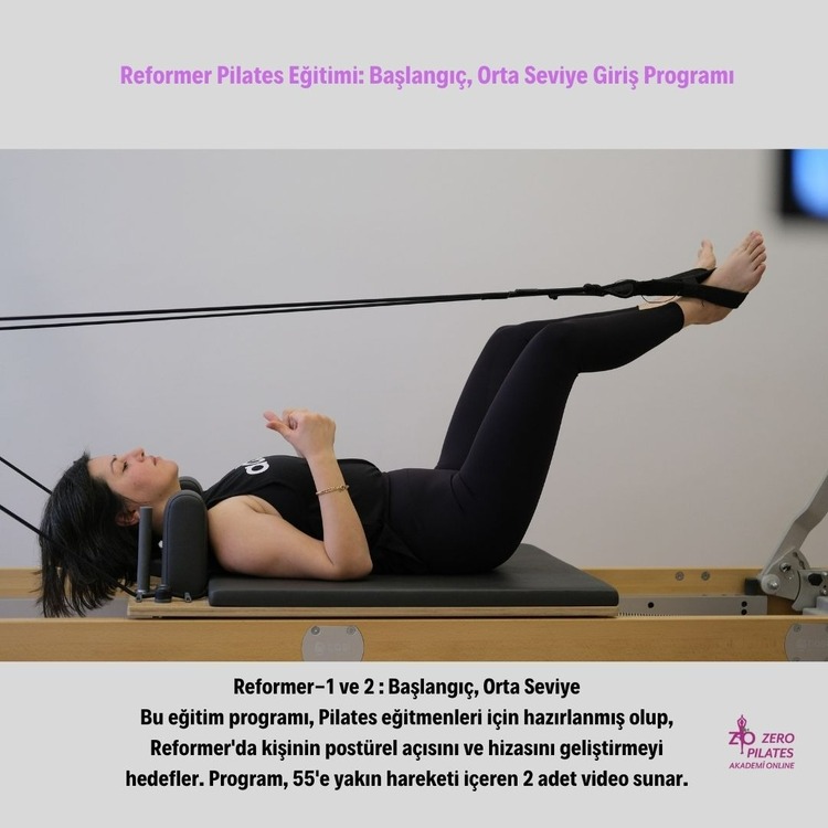Reformer Pilates Eğitimi: Başlangıç, Orta Seviye Giriş Programı