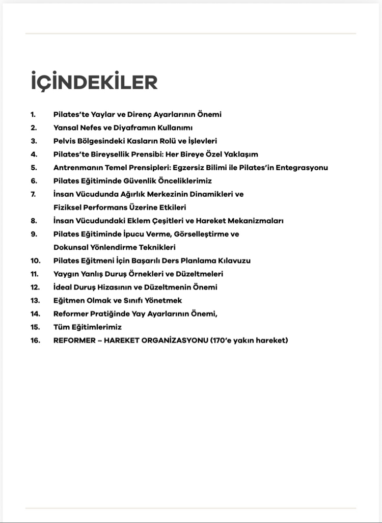 REFORMER – Hareket Organizasyonu ve Seviye Mantığı (2026)