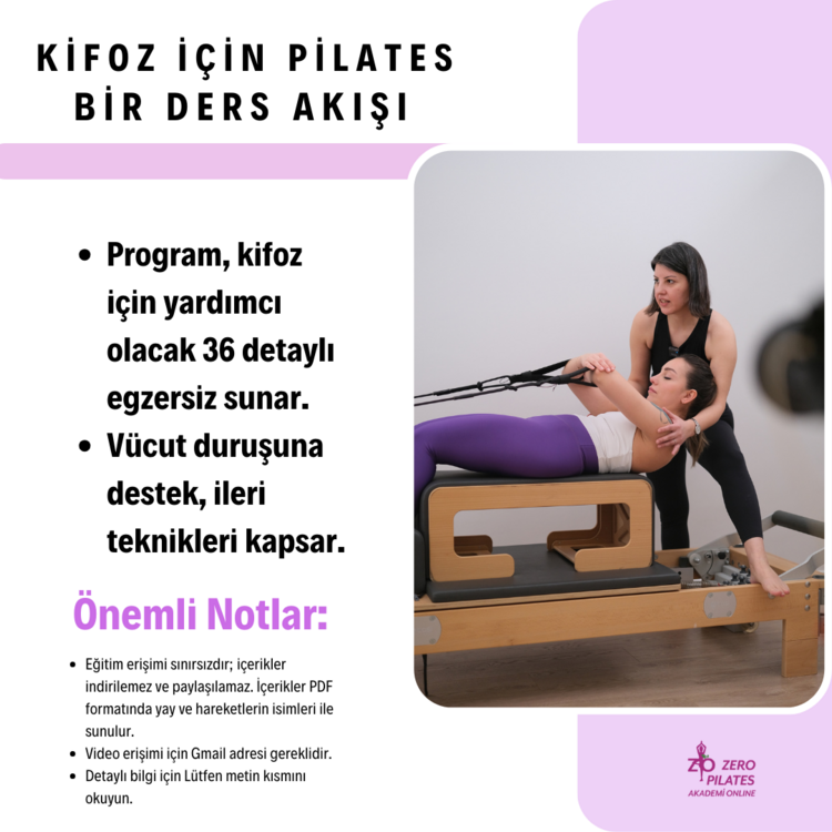 Kifoz için Pilates: Bir Ders Akışı 