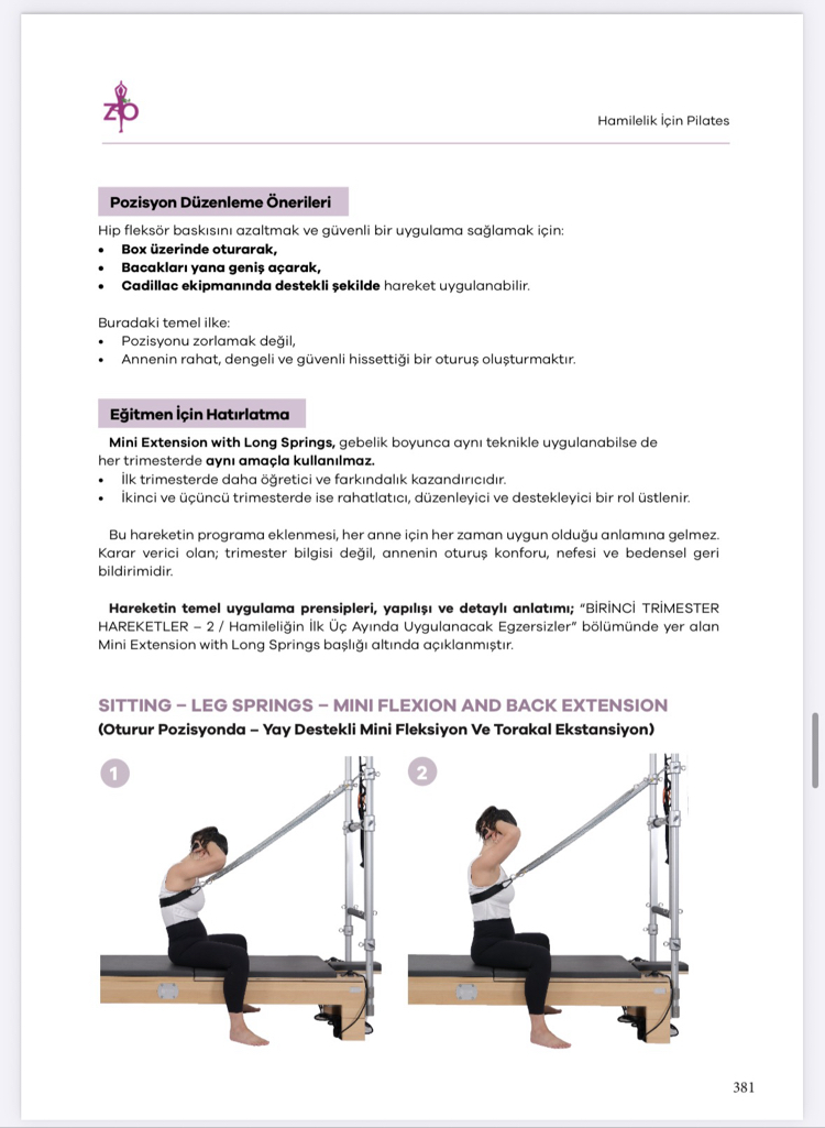 Hamilelik İçin Pilates Eğitim E-Kitap – 2026 Güncellenmiş Eğitmen Referans Sistemi