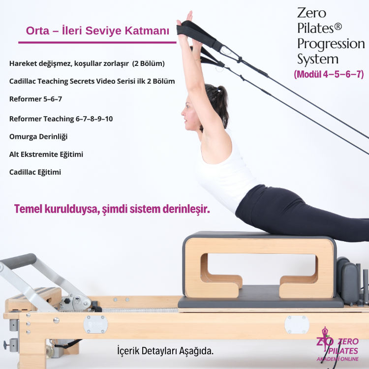 ZERO PİLATES® MODÜL EĞİTİMLERİ (MODÜL 4–5–6–7)