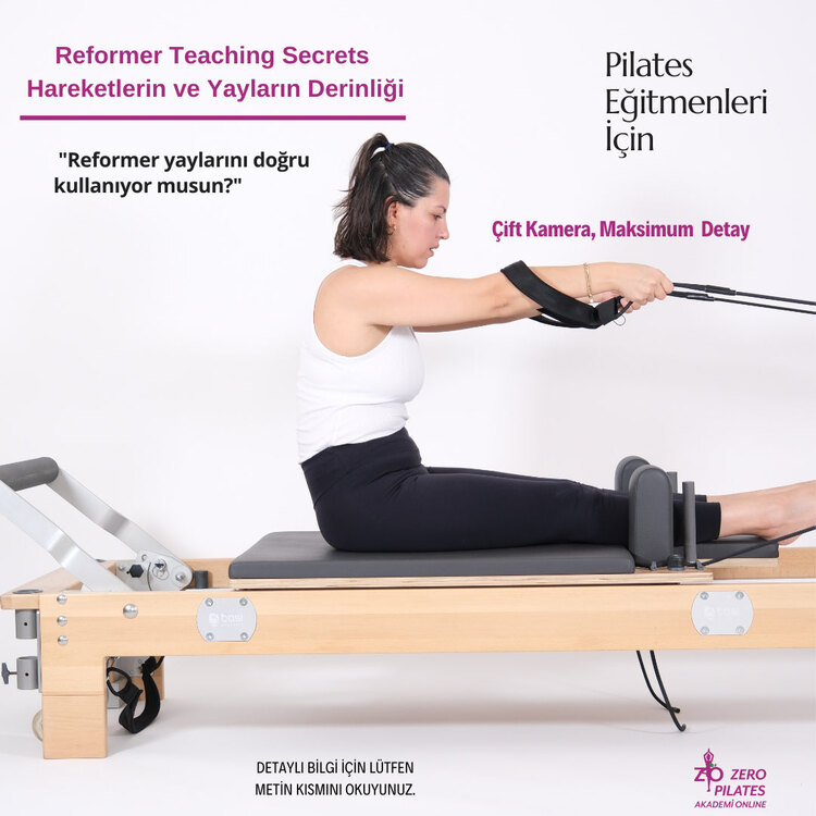 3-Reformer Teaching Secrets – Hareket Analizi ve Yay Kullanımı (Bölüm 6 ve 7)