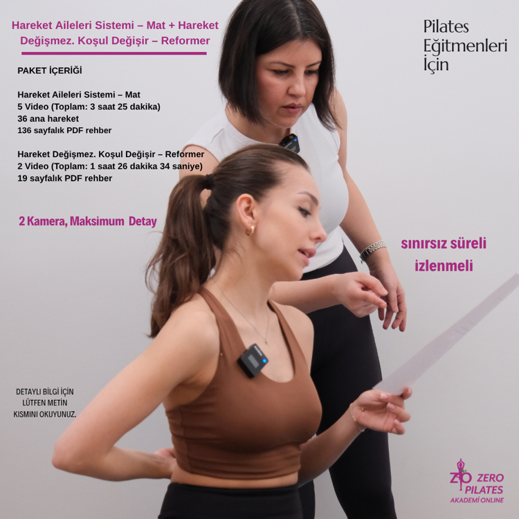 Hareket Aileleri Sistemi – Mat + Hareket Değişmez. Koşul Değişir – Reformer
