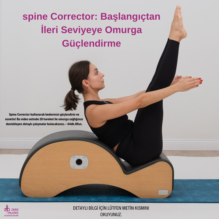 Spine Corrector: Esneklik, Denge ve Core Güçlendirme Video Seti