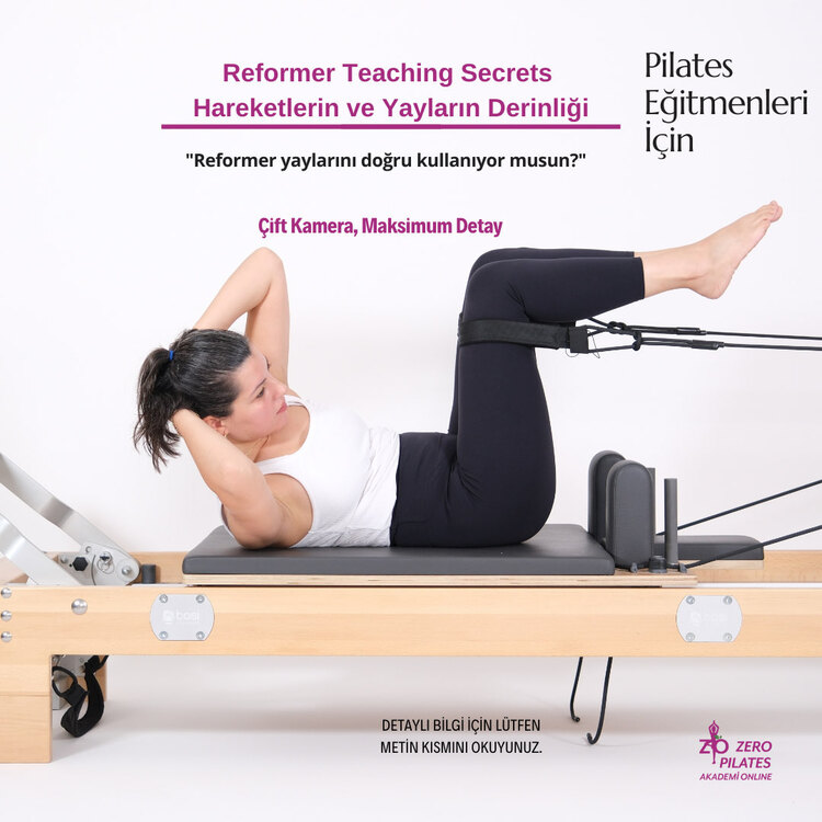 1-Reformer Teaching Secrets – Hareket Analizi ve Yay Kullanımı (Bölüm : 1-2 paketi)