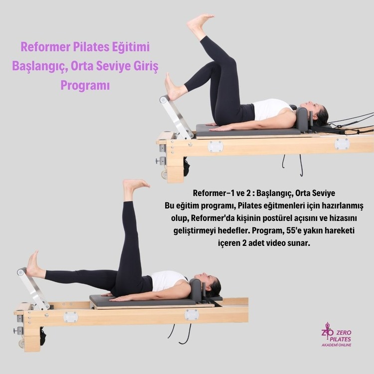 Reformer Pilates Eğitimi: Başlangıç, Orta Seviye Giriş Programı