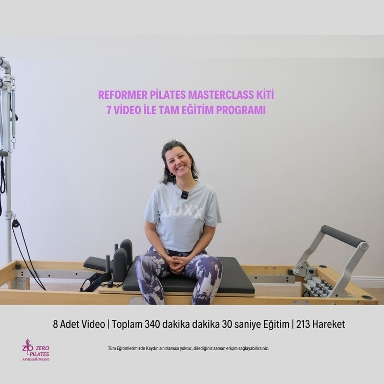 Reformer Pilates Masterclass Kiti: 7 Video ile Tam Eğitim Programı