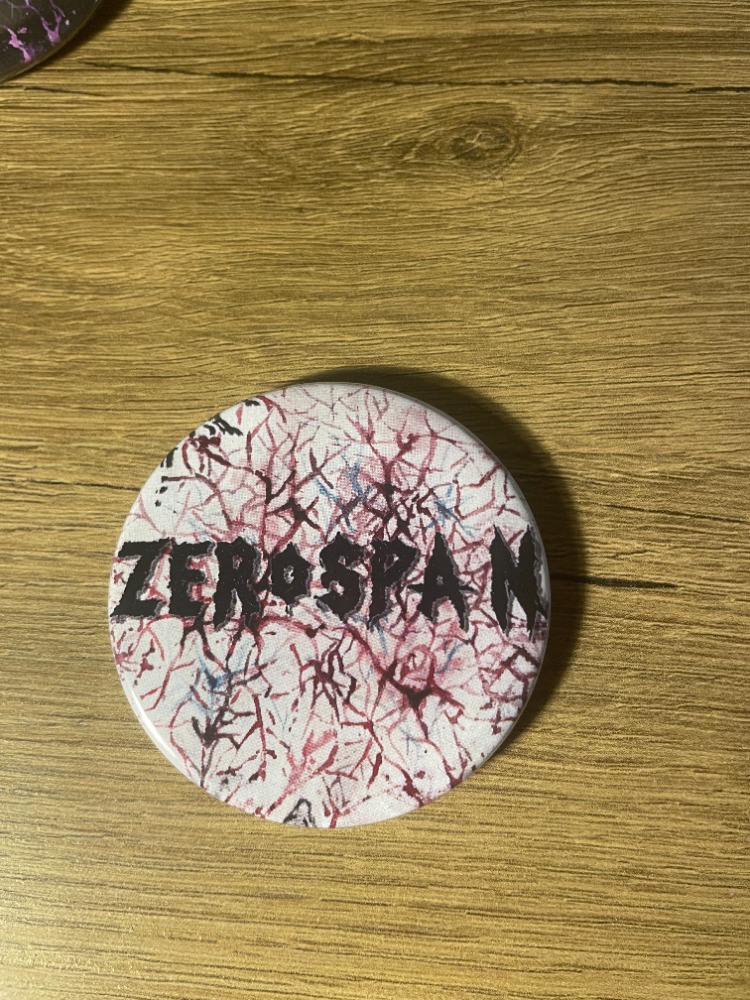 ZeroSpan Album Kapağı V1 Rozet Pin (52 mm çap)