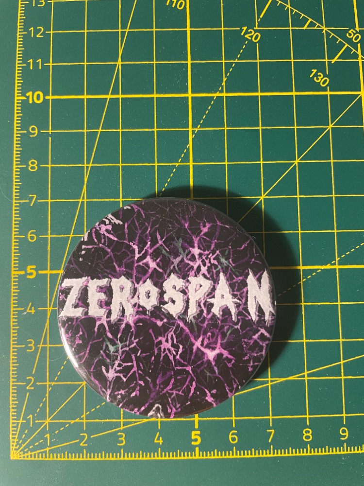 ZeroSpan Album Kapağı V2 Rozet Pin (52 mm çap)