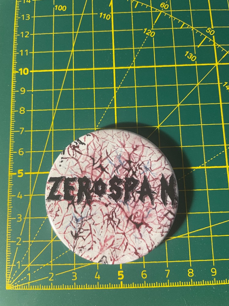 ZeroSpan Album Kapağı V1 Rozet Pin (52 mm çap)