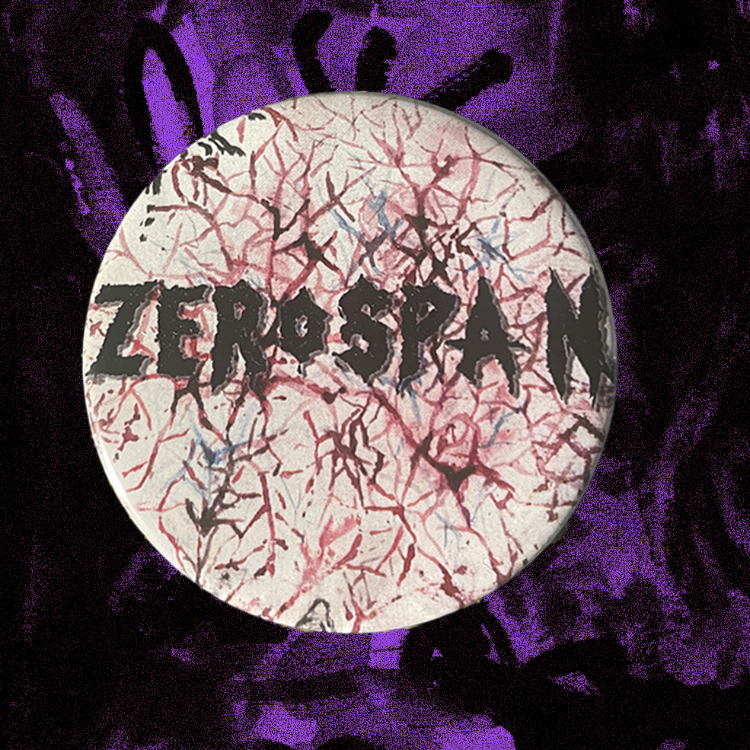 ZeroSpan Album Kapağı V1 Rozet Pin (52 mm çap)