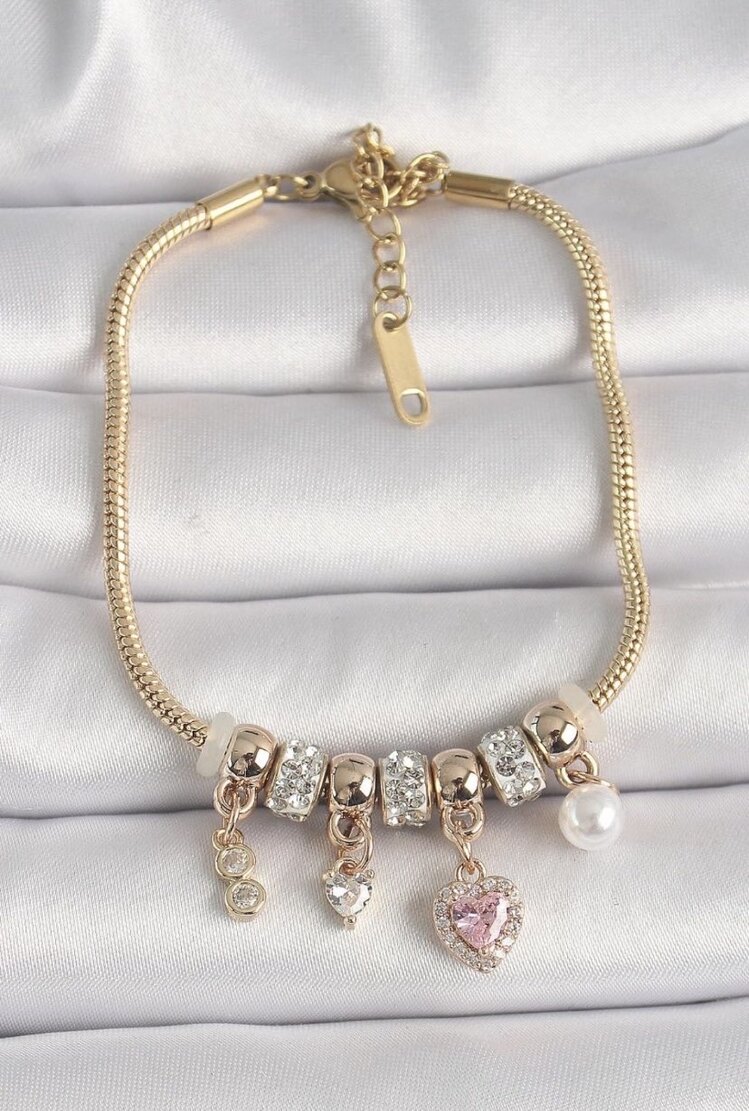 Gold Charm Bileklik
