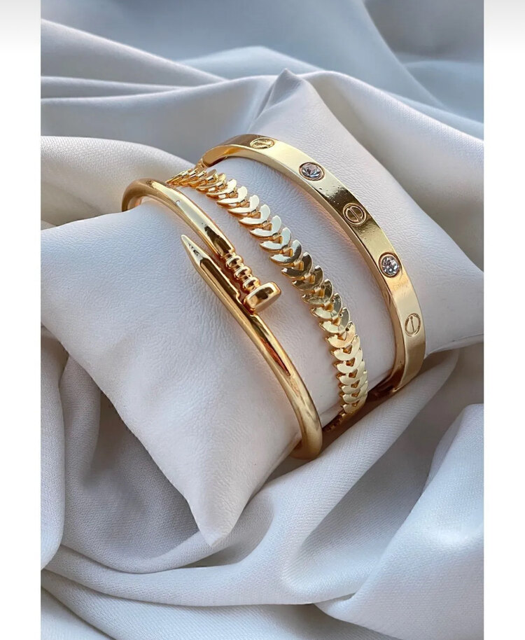 Gold Bileklik Set