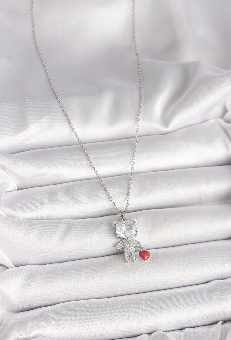 Taşlı Ayıcık Model Kolye