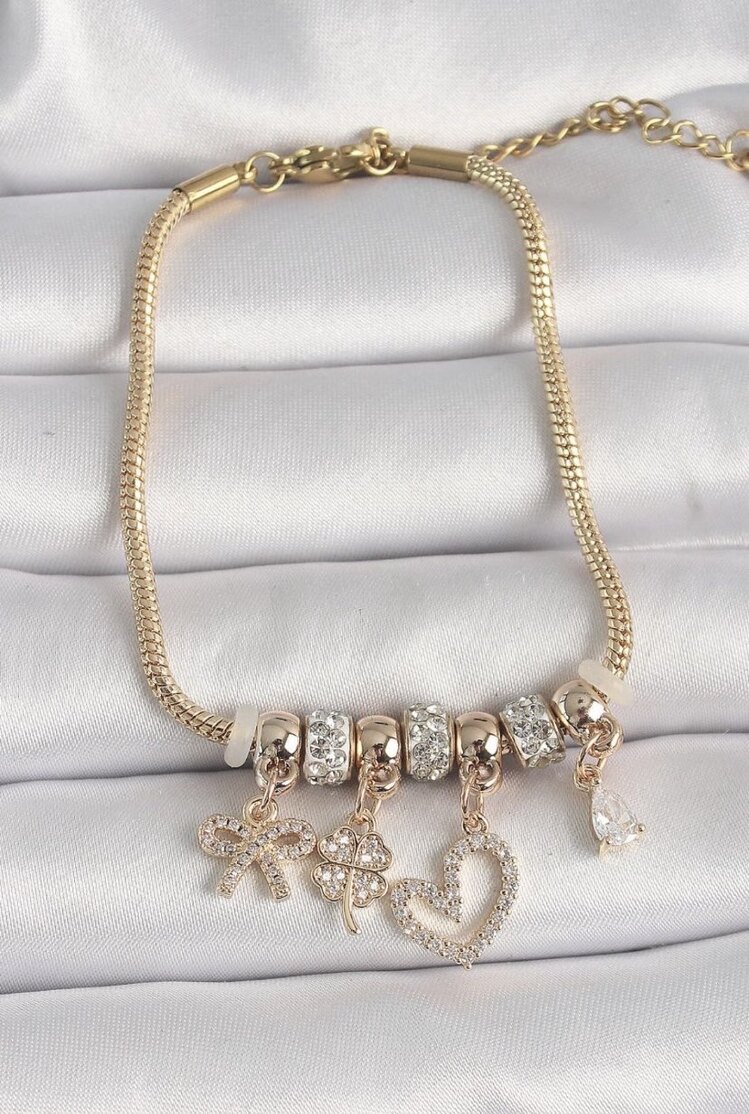 Gold Charm Bileklik