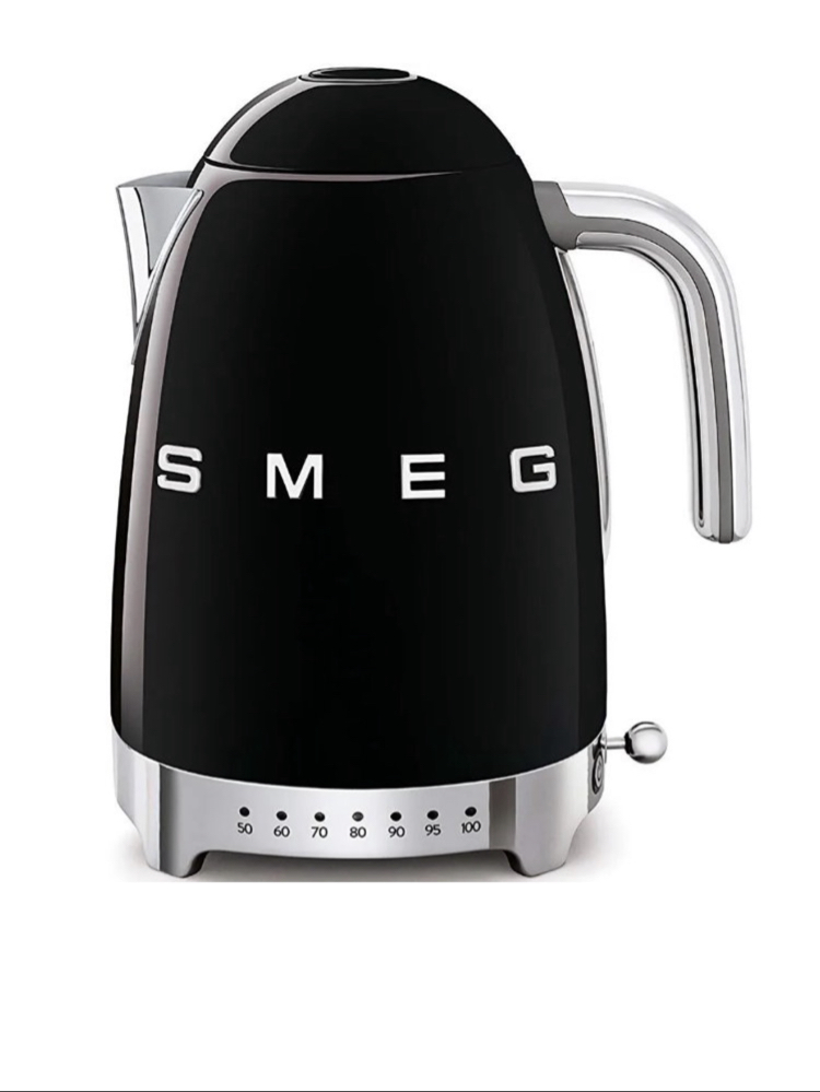 Smeg ısı ayarlı kettle (Siyah)